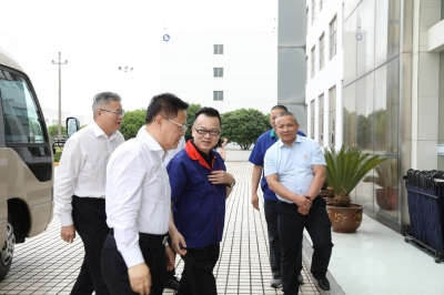 2021年5月11日時(shí)任浙江省委副書(shū)記、省長(zhǎng)鄭柵潔一行天通考察
